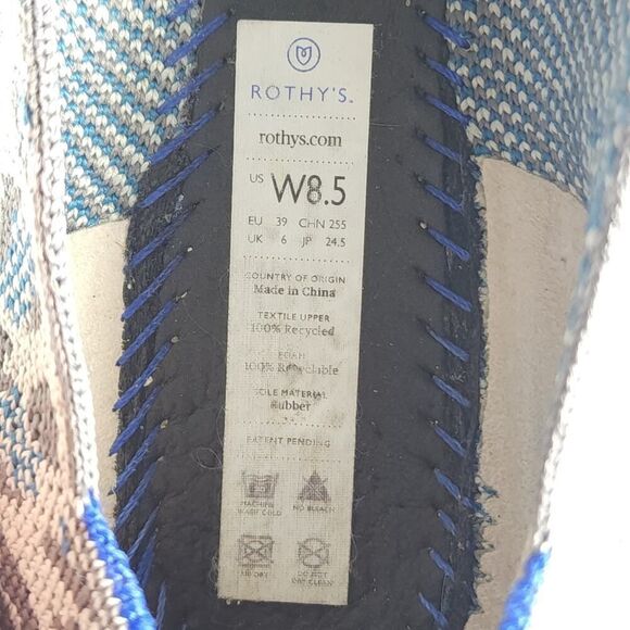 Rothy's Women's The Flat Round Toe US8,5 Spotted Leopard Textile Ballet Flats - Picture 12 of 12